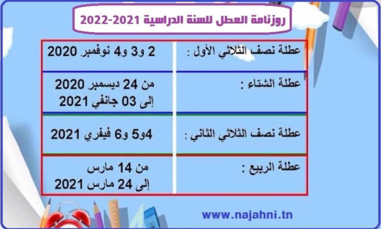 روزنامة السنة الدراسية 2021-2022