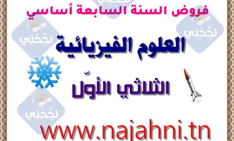 فروض السنة السابعة الثلاثي الأول