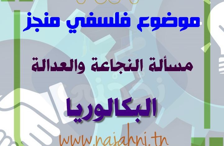 مسألة النجاعة والعدالة