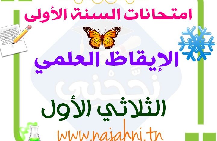 تقييمات السنة الاولى الثلاثي الاول