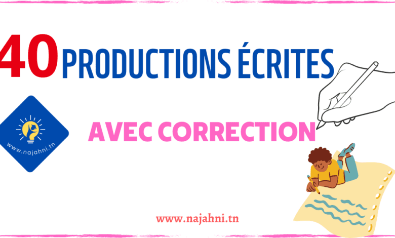 Production écrite avec correction 6ème année