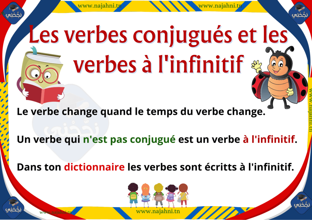 Les verbes conjugués et les verbes à l'infinitif