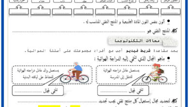 المنتج التقني و تطوره عبر الزمن - السابعة أساسي